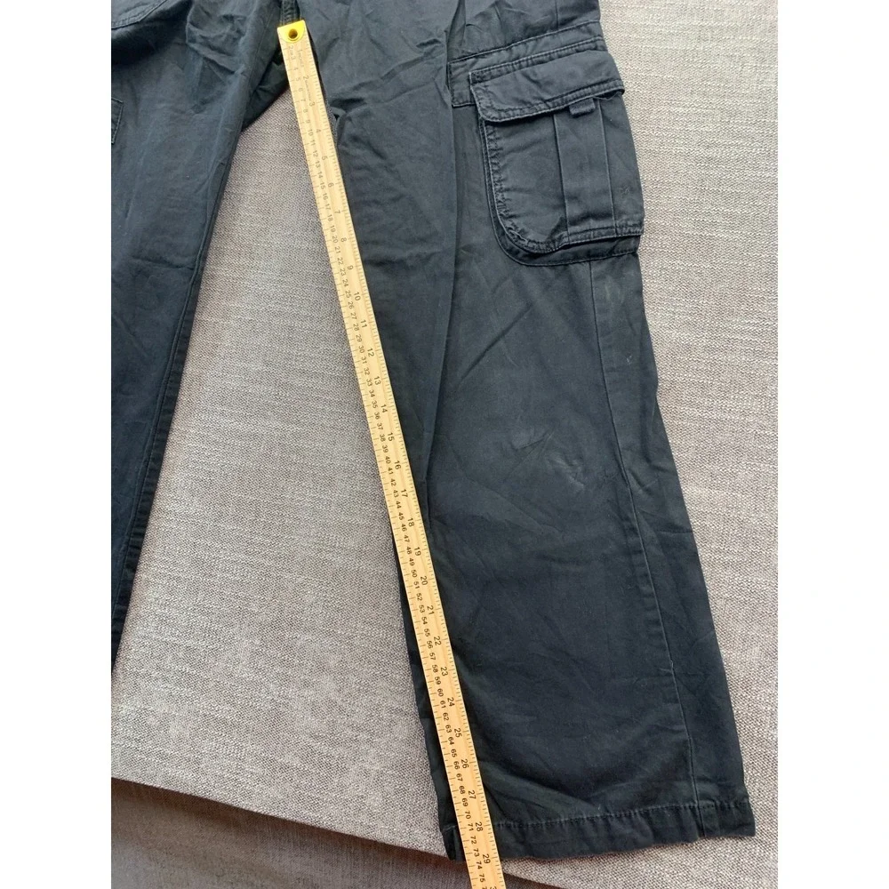 Gap Relaxed Fit‎ Cargo Pants Boys 10 Gray Dark Wash Straight Leg Outdoor Hiking